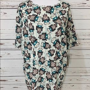 🆕❗️ Lularoe Irma XS Uncle Sam Tunic